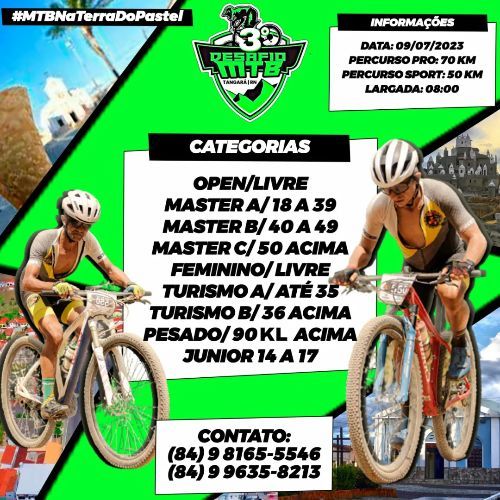 evento:  DESAFIO MTB - TANGARÁ / RN 